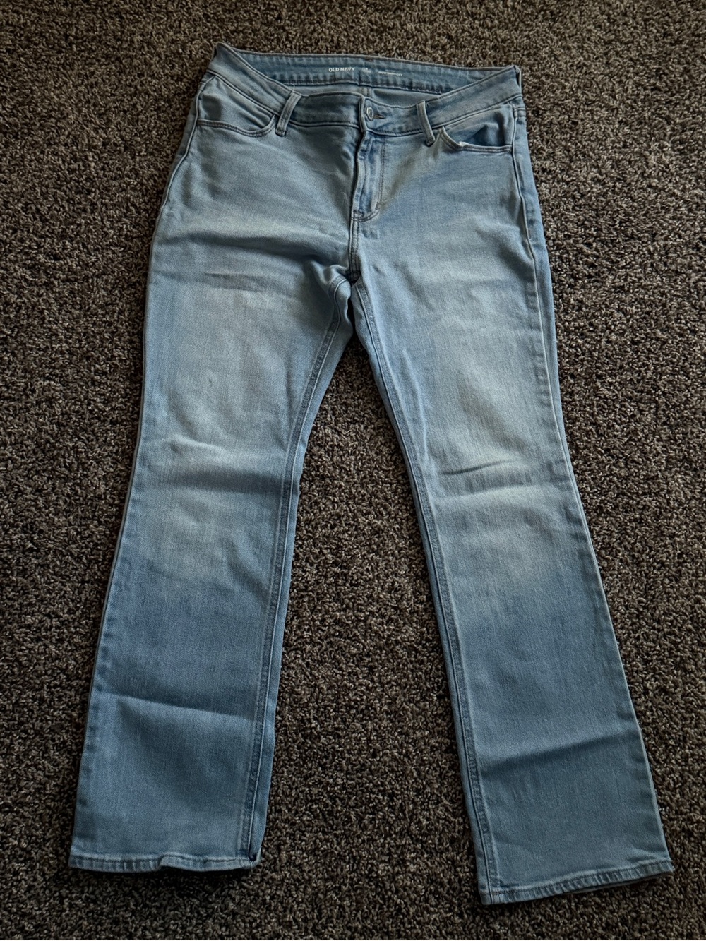 Old Navy Light Blue Flare Jeans